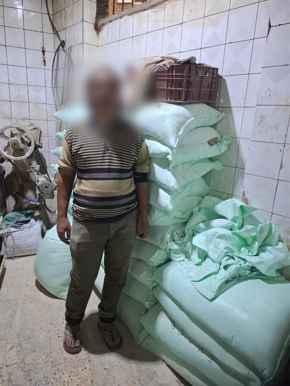 المضبوطات من الدقيق المدعم