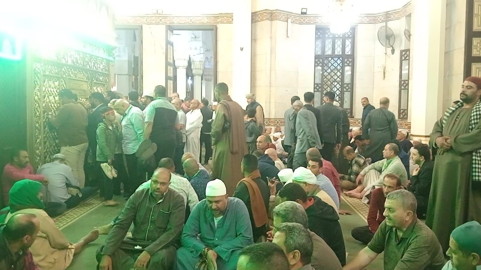 جانب من التواجد بمقام الدسوقي