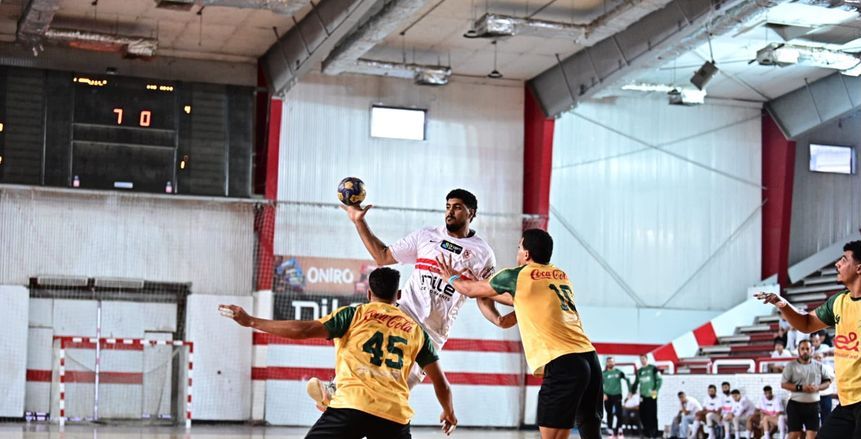 «يد الزمالك» يفوز على المنيا (36 - 24) في دوري المحترفين