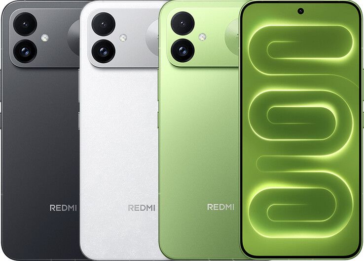 Color options and the front of the phone