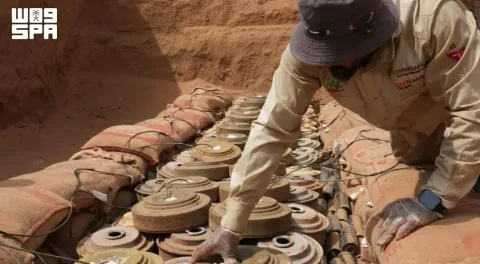 «مسام» ينزع أكثر من 900 لغم من مختلف الأراضي اليمنية في أسبوع