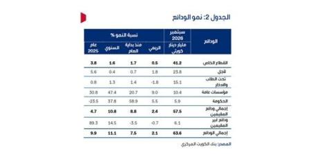 «الوطني»: الائتمان المحلي في الكويت يواصل نموه القوي.. 4.7% منذ بداية العام