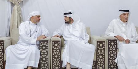 أحمد بن محمد يقدم واجب العزاء في وفاة جاسم محمد رسول رئيسي