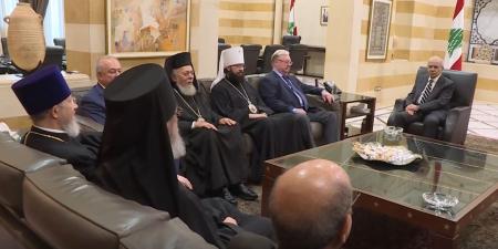 السرايا الحكومي تستقبل وفدًا روسيًا برئاسة مسؤولين في المؤسستين الأرثوذكسيتين