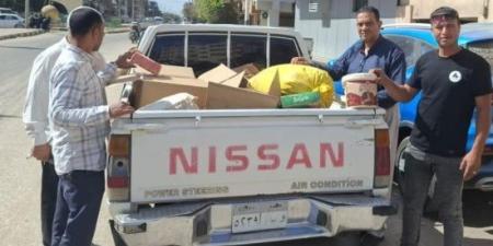 ضبط 50 طن ملح والتصرف في 13 ألف لتر سولار و500 علبة سجائر مجهولة المصدر ببنى سويف :اليوم السابع