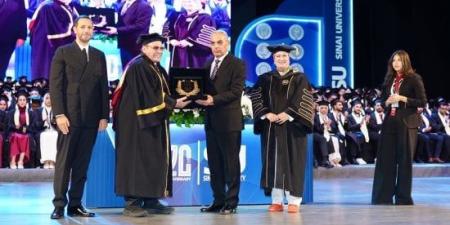 محافظ الإسماعيلية يشهد احتفالية تخرج دفعة 2025-2026 بجامعة سيناء :اليوم السابع