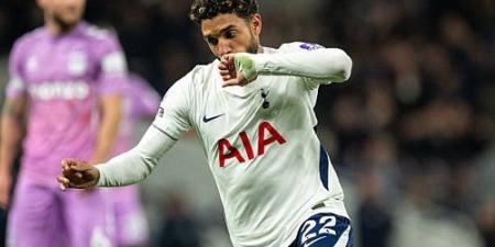 مرموش يشارك في فوز توتنهام على كريستال بالاس بثنائية