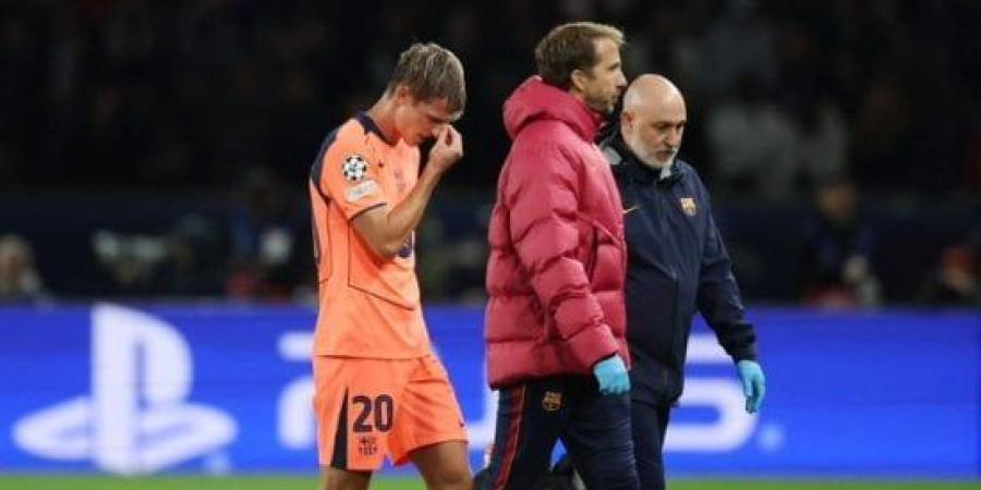 ضربة قبل الكلاسيكو.. برشلونة يعلن تشخيص إصابة أولمو وغيابه لمدة شهر :اليوم السابع
