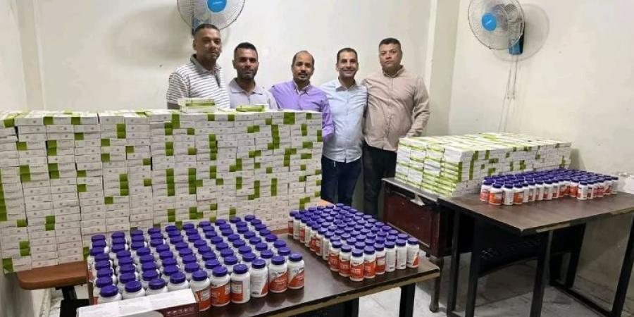 جمارك سفاجا تحبط محاولة تهريب كمية من الأدوية والمكملات الغذائية