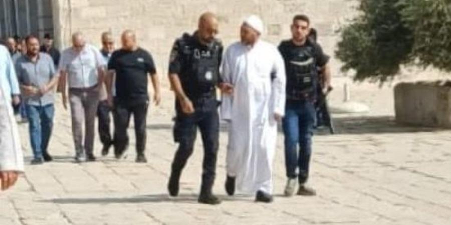 إسرائيل تعتقل خطيب المسجد الأقصى المبارك عقب خطبة الجمعة :اليوم السابع