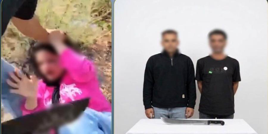 ضبط زوج وطليق سيدة تعديا عليها بسلاح أبيض بأرض زراعية