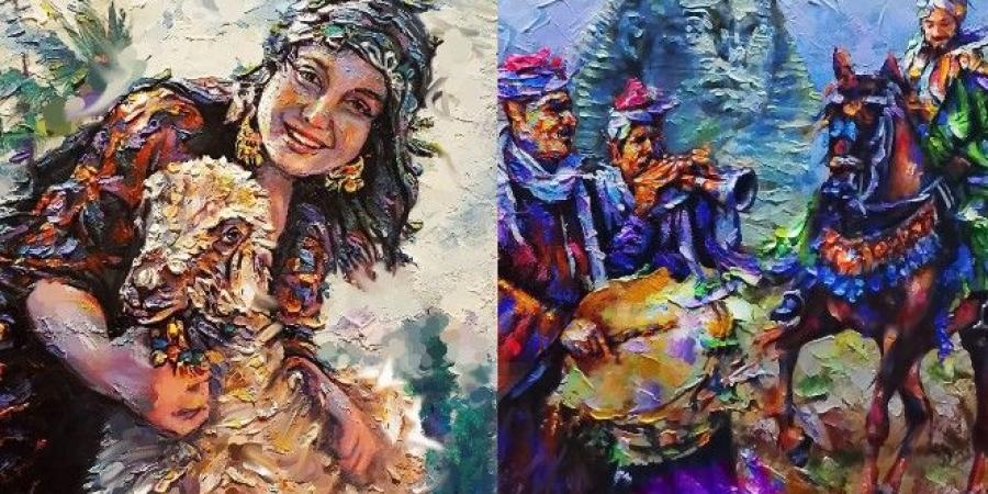 الرسم بالسكين.. محاضرة عن إبداعات الفنان إيهاب شطا بقصر ثقافة بورسعيد