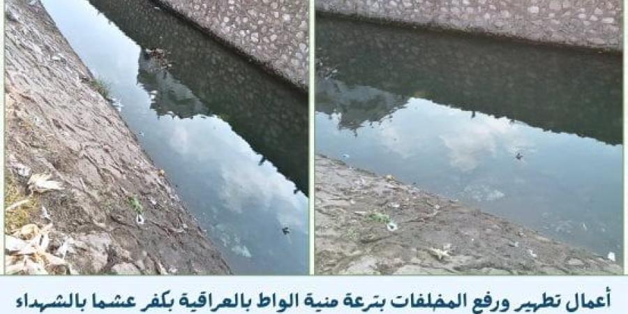 محافظ المنوفية: رفع أكثر من 100 طن من مخلفات تطهير الترع والمصارف :اليوم السابع