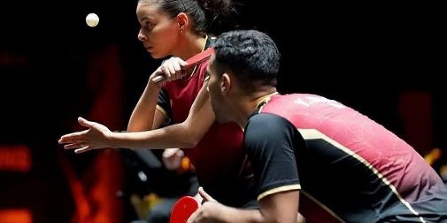 ثنائي مصري يحصد ذهبية الزوجي المختلط ببطولة أفريقيا لتنس الطاولة