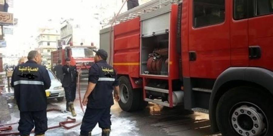 إصابة شخص في حريق شقة سكنية بمنطقة إمبابة