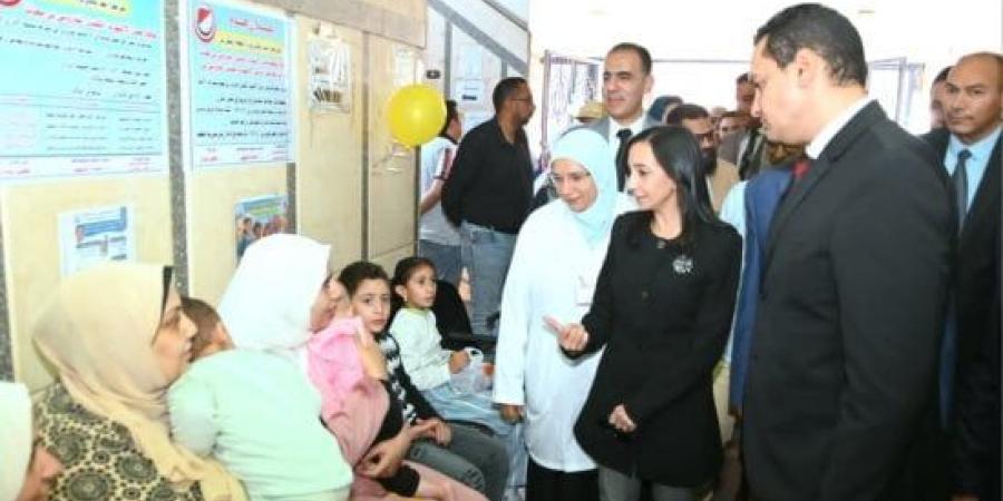 محافظ البحيرة تطلق الحملة القومية للتطعيم ضد الحصبة والحصبة الألمانية