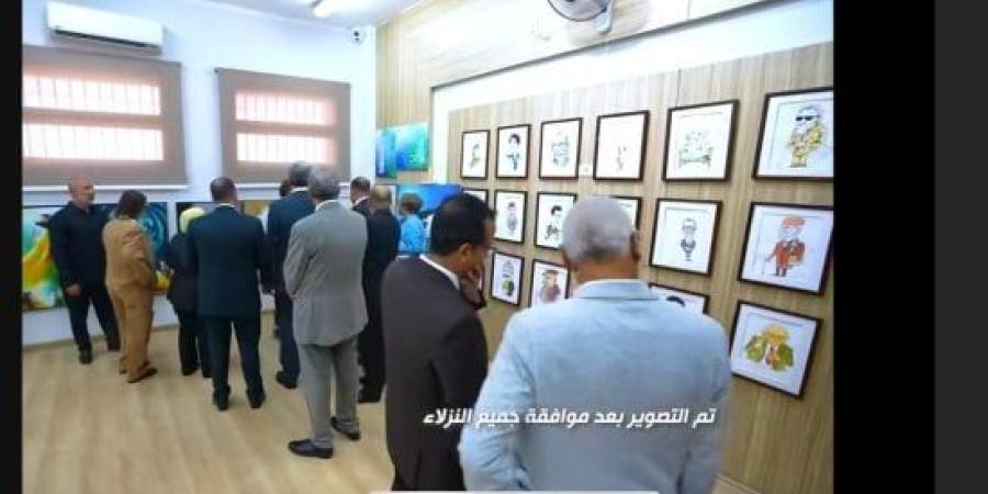 القومي لحقوق الإنسان يوثق إبداعات النزلاء داخل مراكز الإصلاح والتأهيل (صور) :اليوم السابع