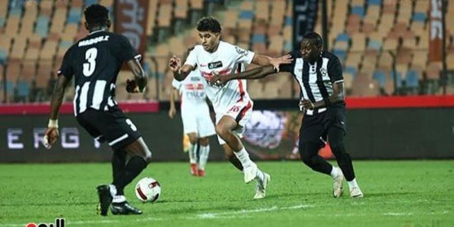 الزمالك يتقدم على الجيش الرواندي بهدف أحمد شريف في الشوط الأول