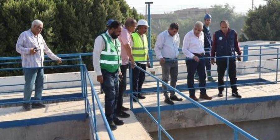 رئيس مياه سوهاج يتفقد محطات مياه الشرب والصرف الصحى بمركز ومدينة أخميم :اليوم السابع