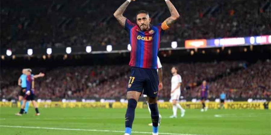 هدف رافينيا يعيد برشلونة للمواجهة.. كم أصبحت نتيجة كلاسيكو الأرض الآن؟