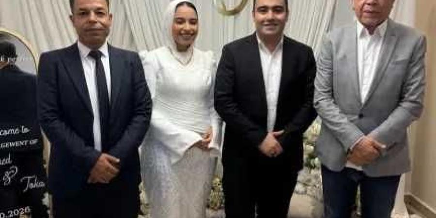 النائب أسامة شرشر يهنئ الدكتور محمد المليجي بمناسبة خطوبة الدكتورة تقى على المهندس محمد