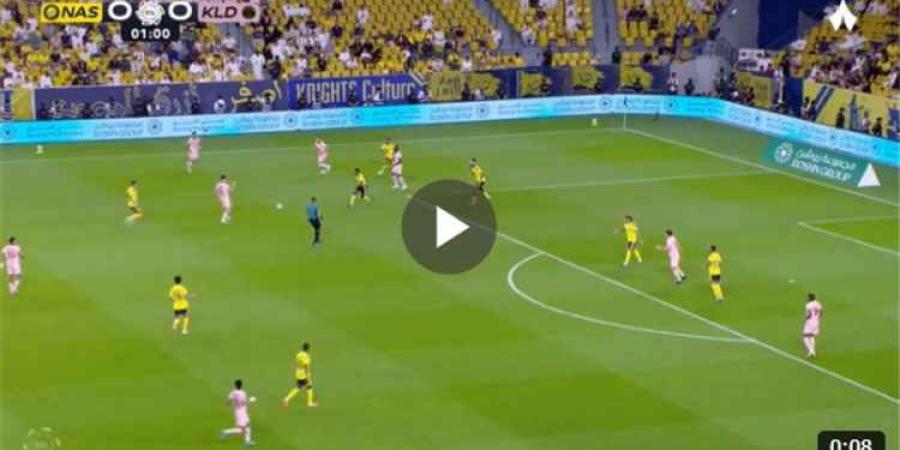 نتيجة مباراة النصر والخلود الآن.. تقنية الفيديو تلغي هدف رونالدو في الدقيقة 12