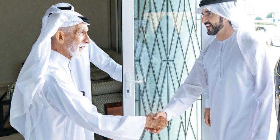حمدان بن محمد يحضر أفراح القعود والسبوسي