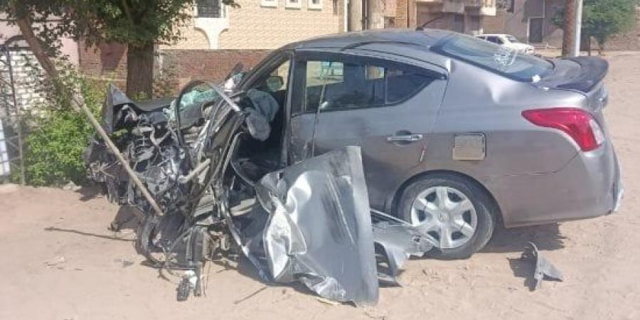 إصابة طفل وطفلة فى تصادم سيارة ملاكى بتروسيكل بطهطا سوهاج :اليوم السابع