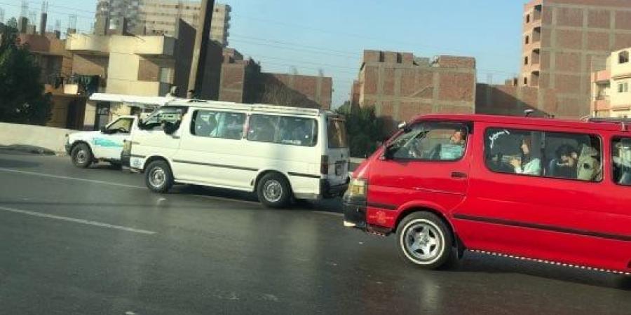 نجاة 5 أطفال من الموت فى حادث الطريق الدائري ومصرع عامل وزوجة شقيقه :اليوم السابع