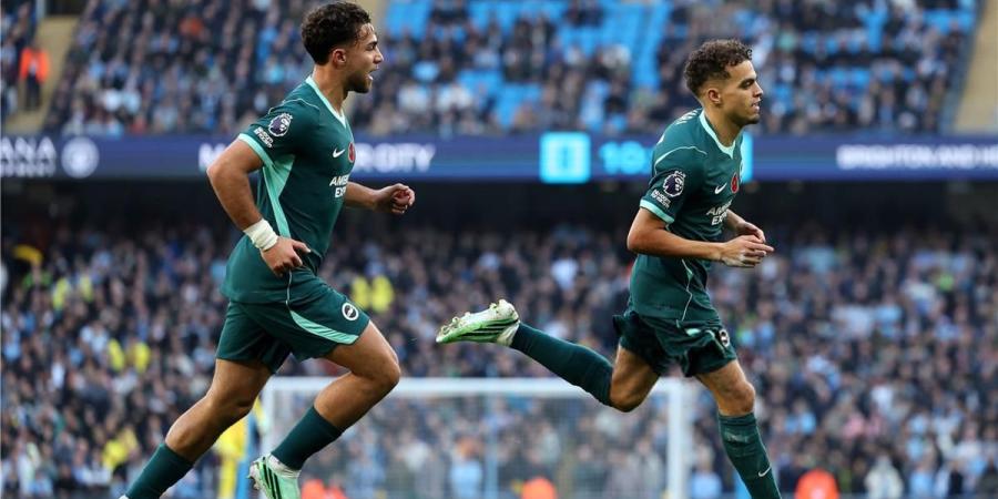 ترتيب الدوري الإنجليزي بعد خسارة مانشستر سيتي أمام برايتون
