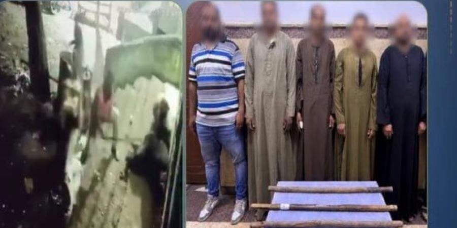 الداخلية تضبط 5 أشخاص اعتادوا التعدى على صاحب محل ونجله بسوهاج :اليوم السابع