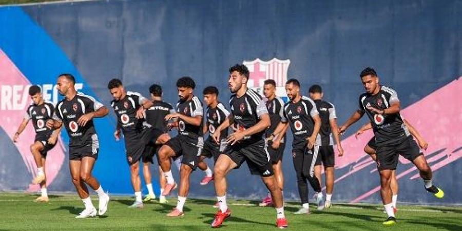 الأهلي يبدأ استعداده لمواجهة المقاولون في كأس عاصمة مصر