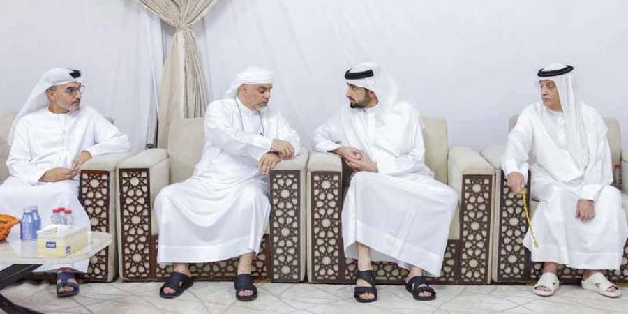 أحمد ومنصور بن محمد يعزيان في وفاة جاسم محمد رسول رئيسي