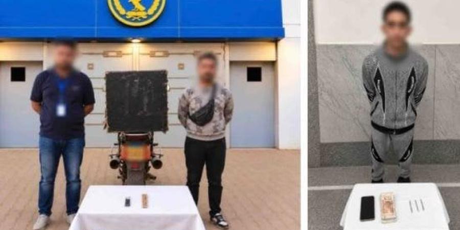 الداخلية تضبط شخصين لتعاطيهما المخدرات وتاجر حشيش بالإسكندرية :اليوم السابع