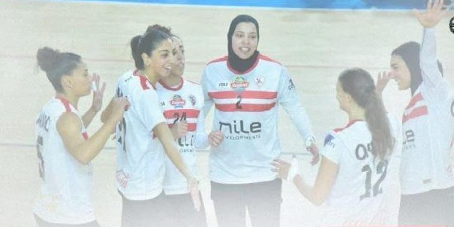 فوز سيدات طائرة الزمالك على الشمس فى الدورى الممتاز :اليوم السابع