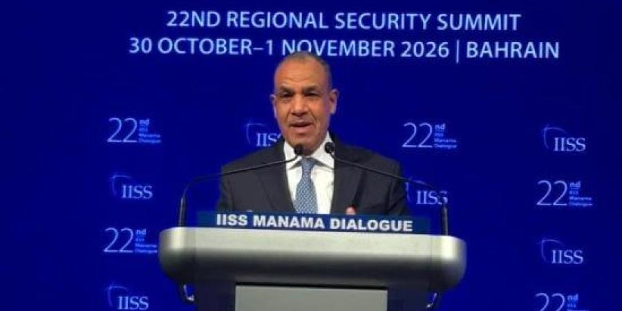 وزير الخارجية يلقى كلمة خلال جلسة عن الصراع الإقليمى بمنتدى حوار المنامة :اليوم السابع