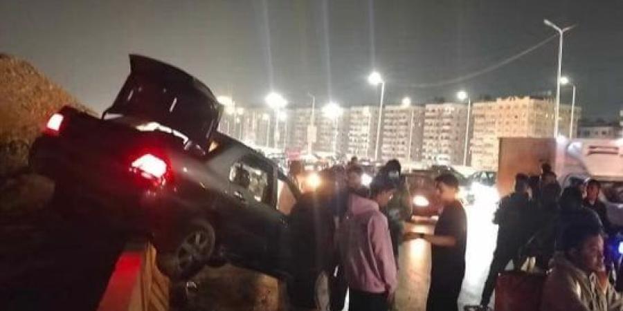 إصابة شخصين إثر انقلاب سيارة ملاكى فى المعادى :اليوم السابع