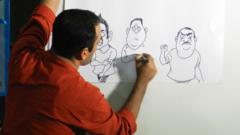 نجح رسامو الكاريكاتير في الهند في بناء جمهور على الإنترنت، والآن أصبحت منشوراتهم مقيدة