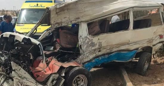 التصريح بدفن جثة سيدة لقيت مصرعها فى حادث سيارة على طريق بنها شبرا الحر