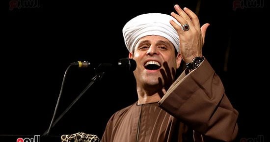 المنشد محمود التهامى فى حفلاً إنشادياً بساقية الصاوى الجمعة ١٣ نوفمبر