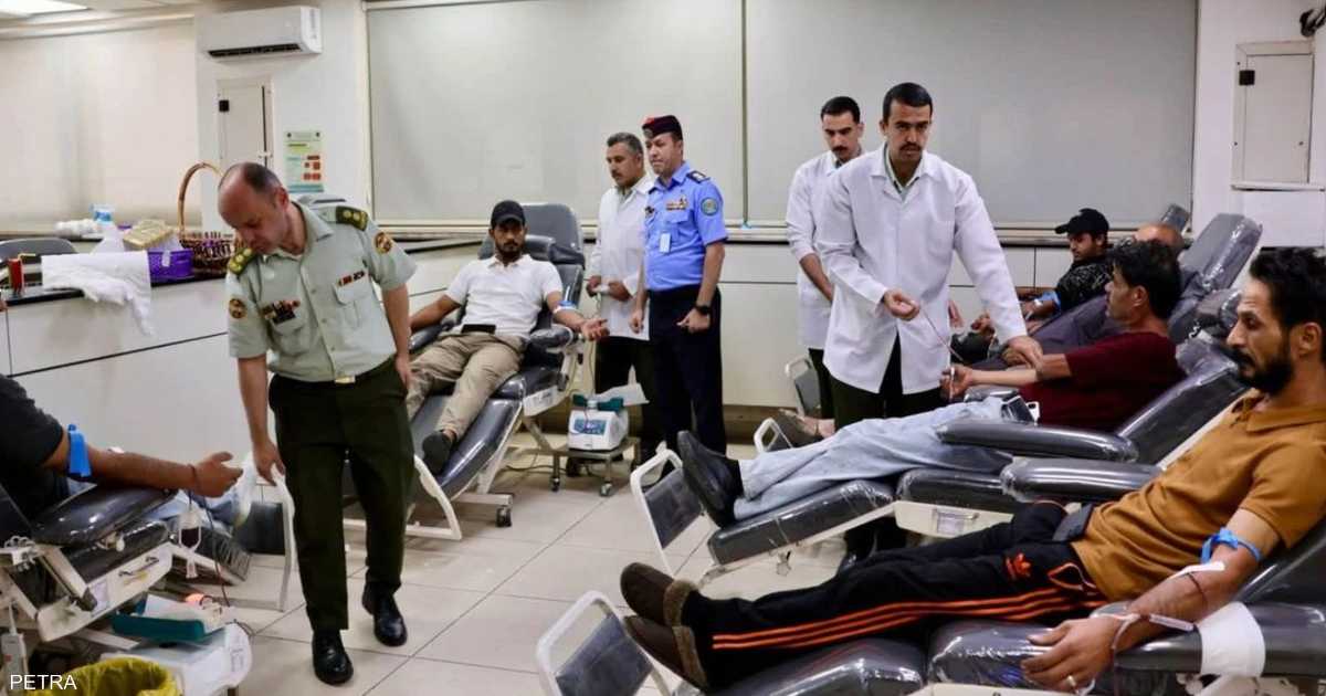 بعد هجوم الكرك.. الأردنيون يتسابقون للتبرع بالدم