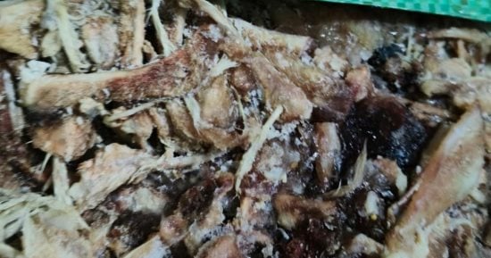 ضبط 3 أطنان هياكل وجلود دواجن فى حملة مسائية بالخصوص.. صور