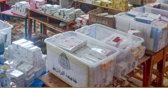 قافلة لجامعتى الزقازيق وقناة السويس تخدم 1051 مستفيدا ضمن حياة كريمة