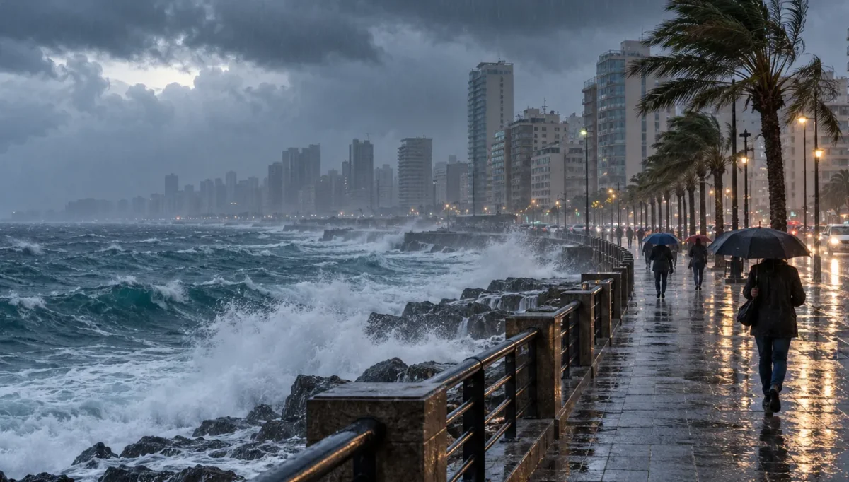 متى ينحسر المنخفض "الطوفاني" الذي يضرب لبنان؟